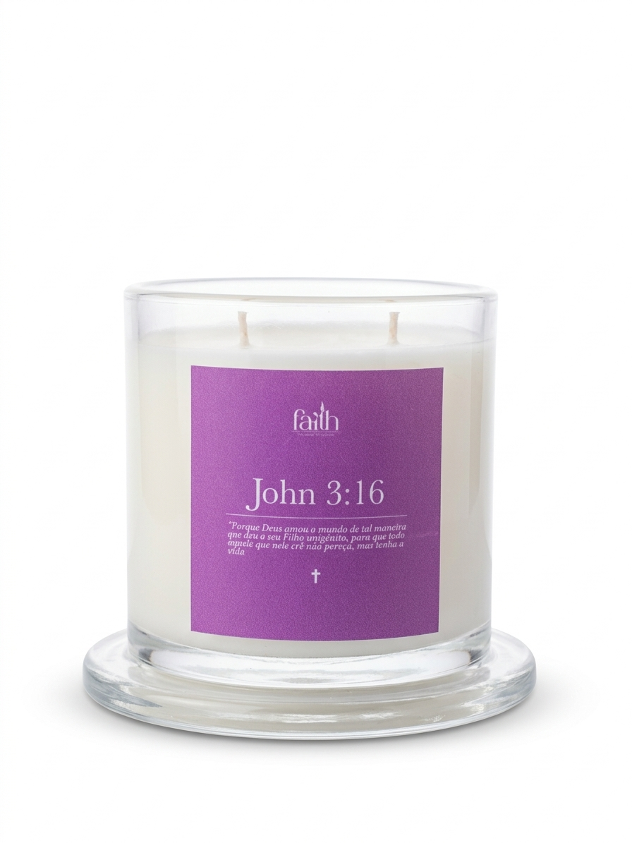 Vela Aromática Lavanda, Baunilha & Âmbar