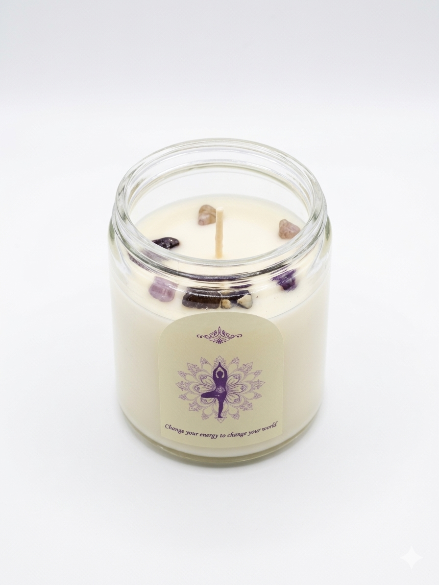 Vela Aromática de Limão & Lavanda