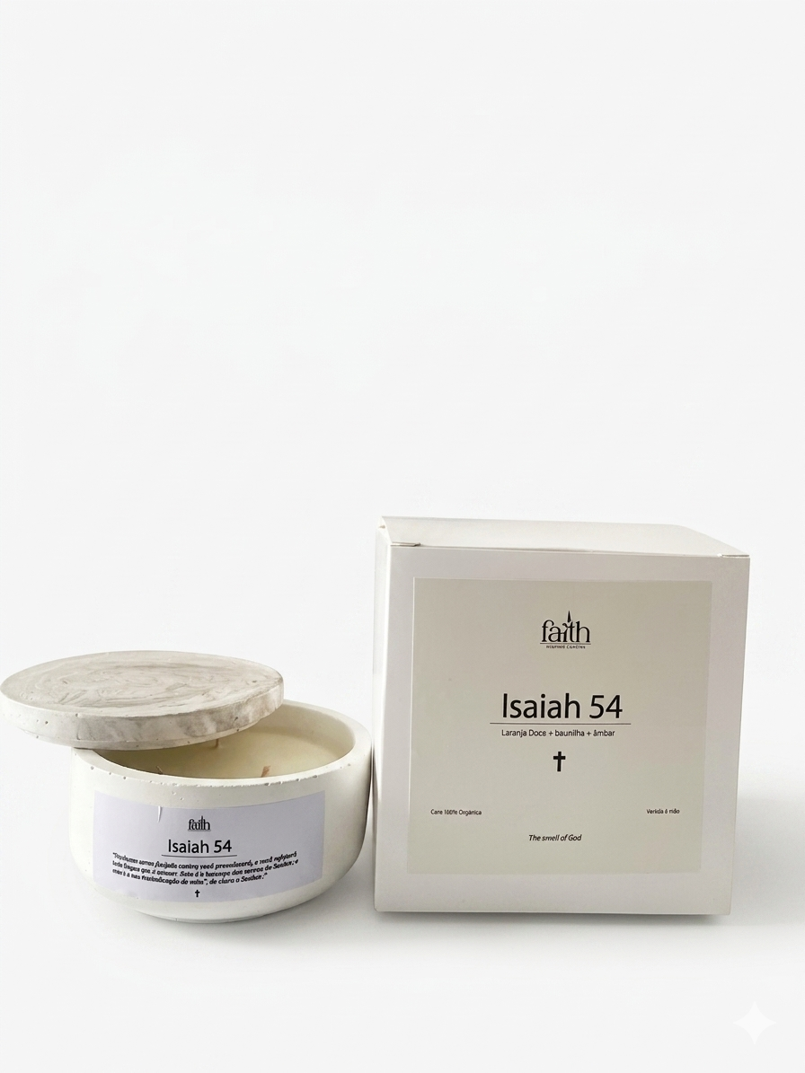 Vela Aromática de Laranja Doce, Baunilha & Âmbar