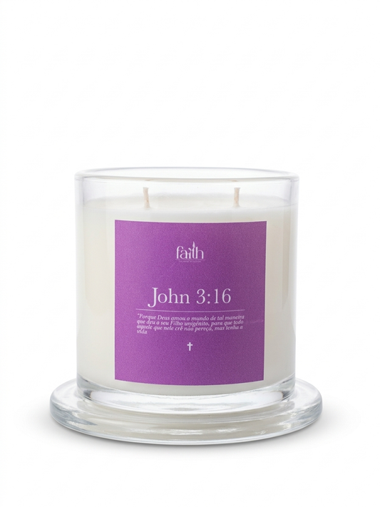 Vela Aromática Lavanda, Baunilha & Âmbar