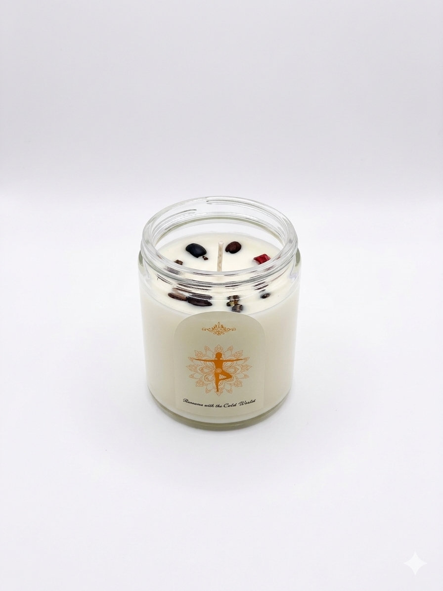 Vela Aromática Coco e Baunilha