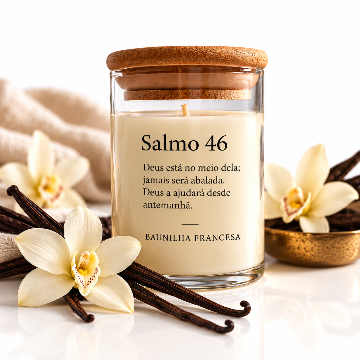 Vela Aromática de Baunilha Francesa